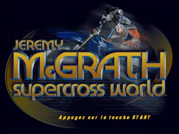 Jeremy McGrath Supercross World screen shot title